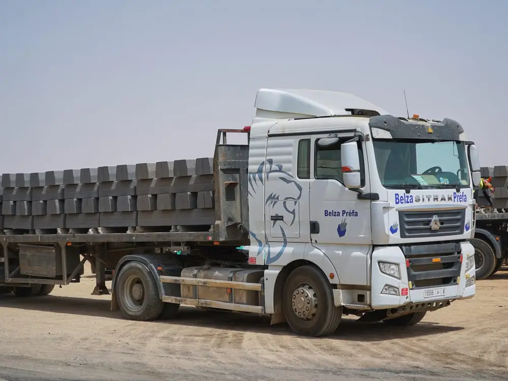 Livraison de Belza Groupe suivie sur un chantier client