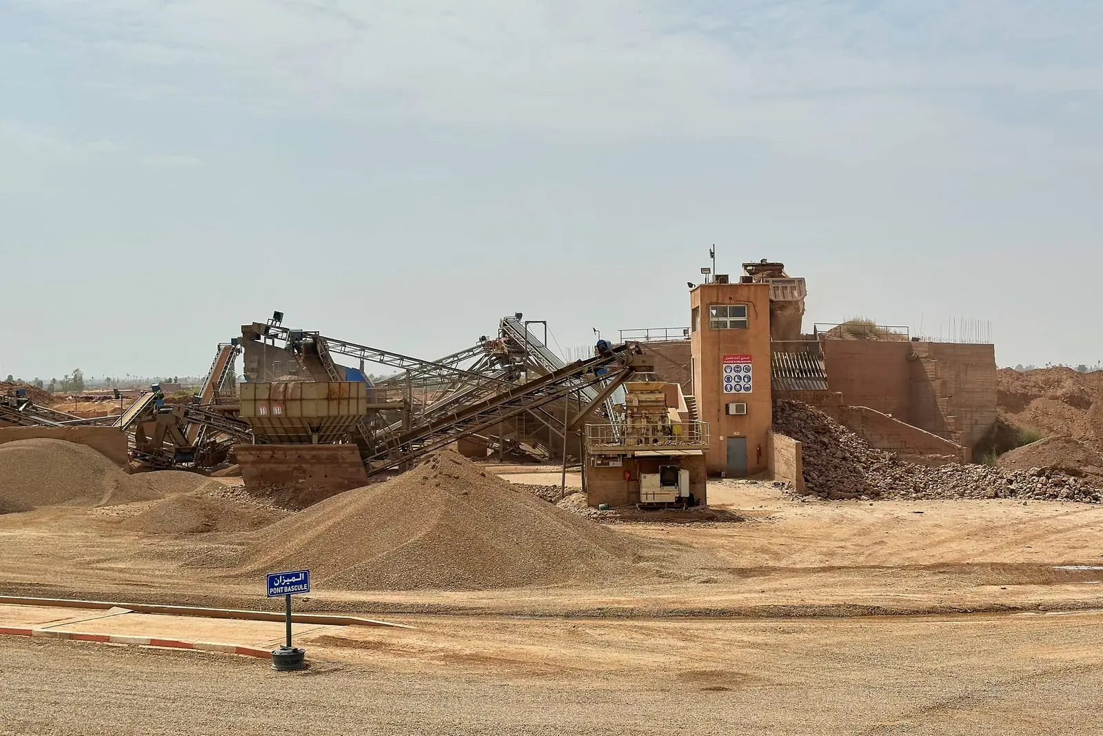 Chantier du groupe Belza en activité
